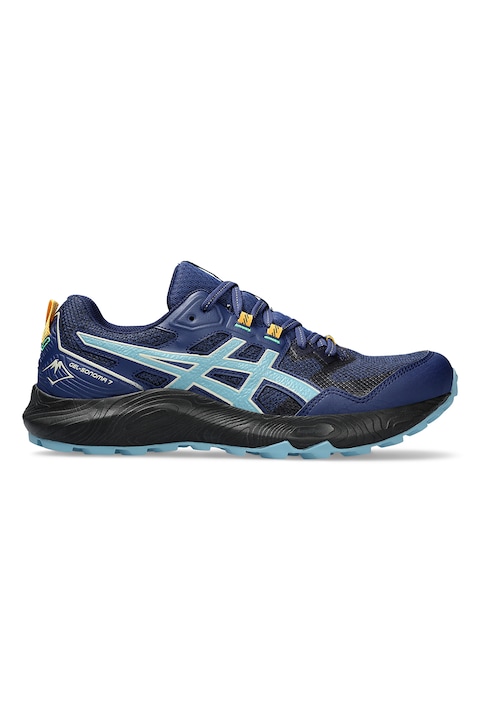 Asics, Pantofi Gel Sonoma 7 pentru alergare, Albastru glaciar/Negru/Bleumarin