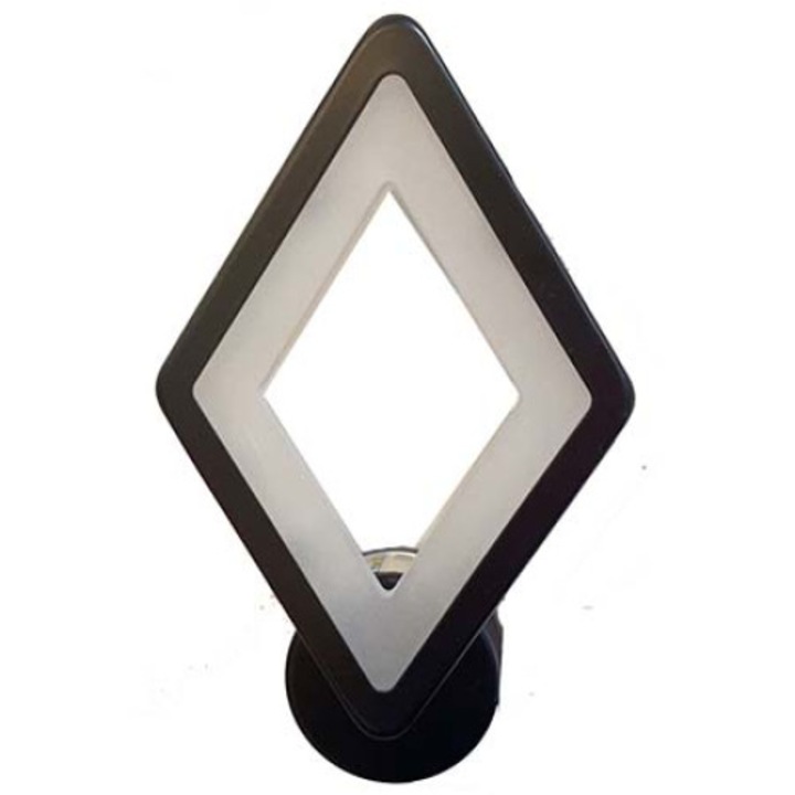 Aplica led Fashion model negru 607/1BK, 3 moduri de lumina, putere 32w