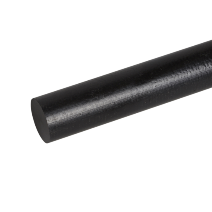 Fekete poliamid rúd 250mm x 1m PA6