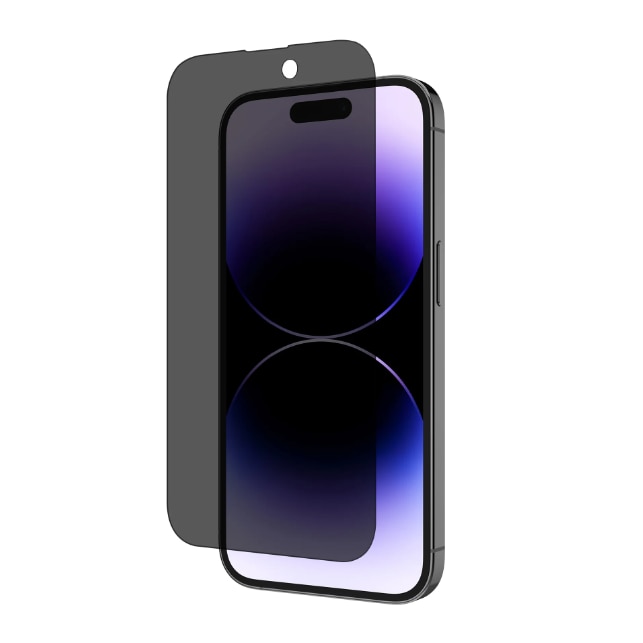 Folie de Protectie din Sticla Privacy Compatibila cu iPhone 13/13 Pro/14