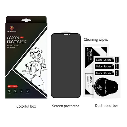 Folie de Protectie din Sticla Privacy Compatibila cu iPhone 13/13 Pro/14