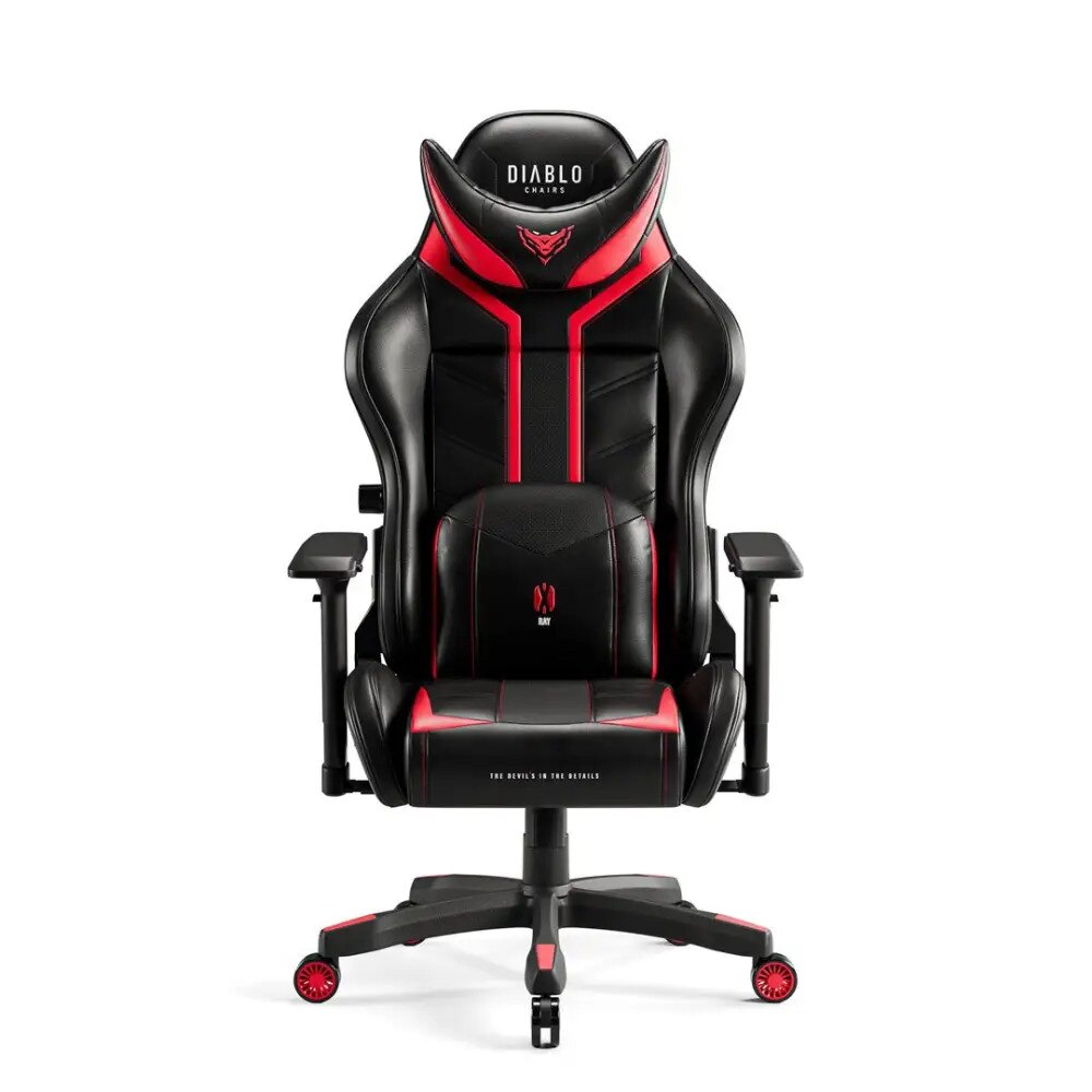 LOST LOST『DIABLO-X』5’9”x 20.00”x 2.53” Scaun gaming, Diablo X-Horn 2.0, negru-gri, 49-58cm inaltime sezut