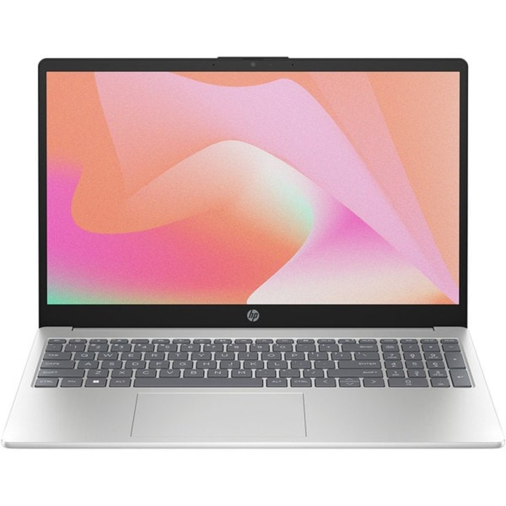 HP 15-fc0029nq Laptop, processzor AMD Ryzen 3 7320U 4,1 GHz-ig, 15,6" Full HD LED, RAM 8 GB, SSD 512 GB, AMD Radeon Graphics, Bluetooth 5.3, WiFi 6, Free DOS, ezüst