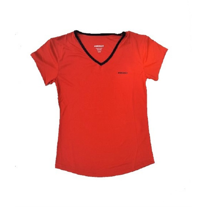 Női sportpóló, piros, S-es méret