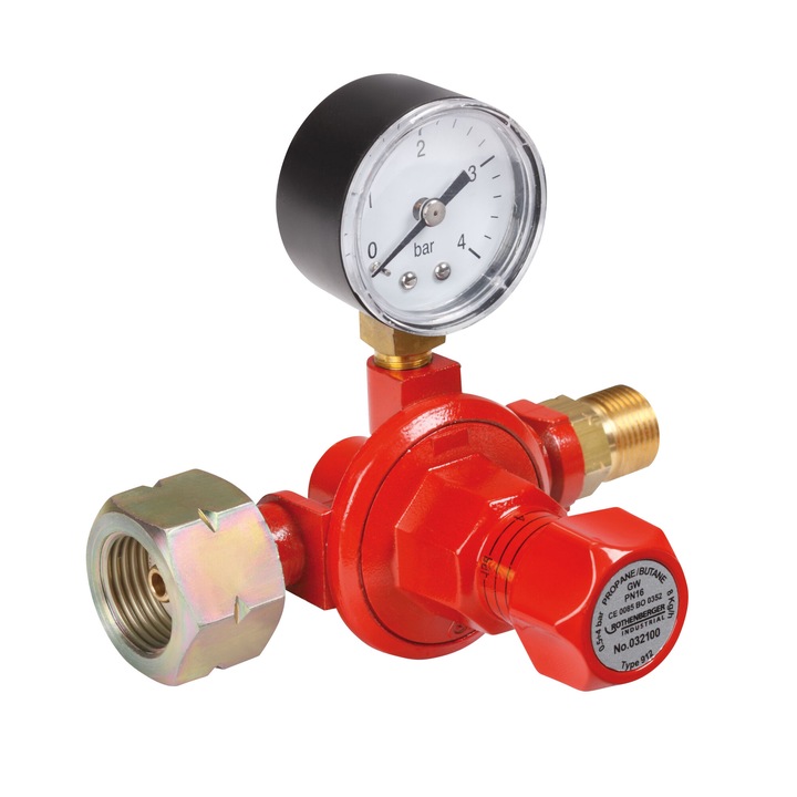 Reductor de presiune Rothenberger propan 0-6 bar E W 21.8x1 1/4L