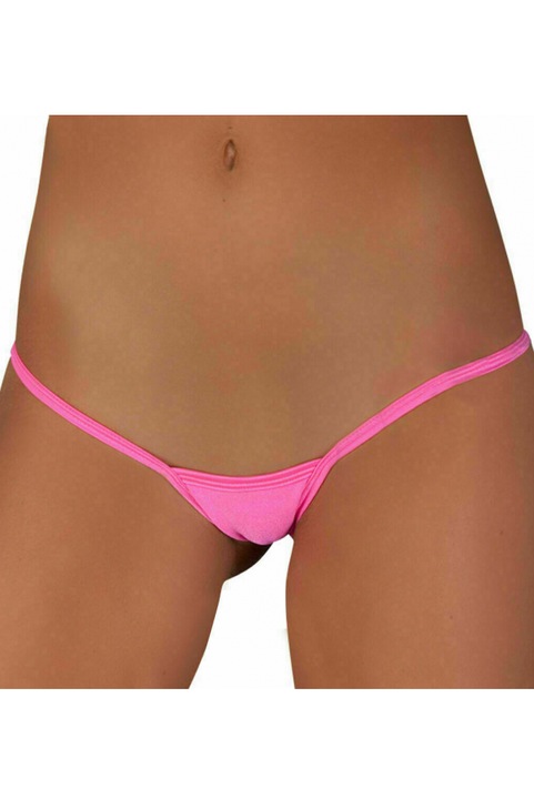 Мини бикини прашки с ниска талия, розови, S