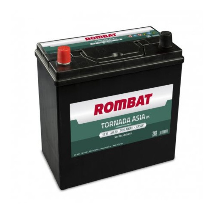 Baterie Auto Rombat Tornada asia 40AH 300A 12V
