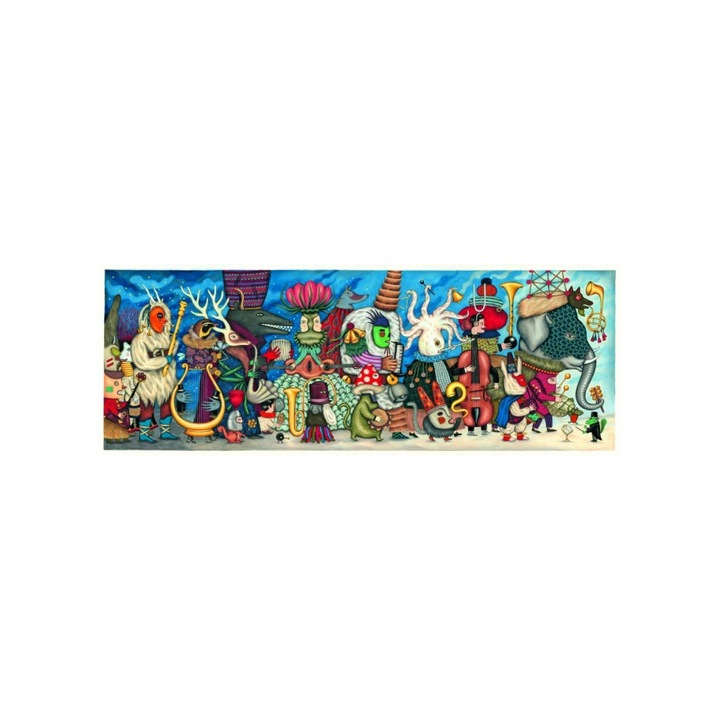 Пъзел Djeco, Фантастичен оркестър, 500 части