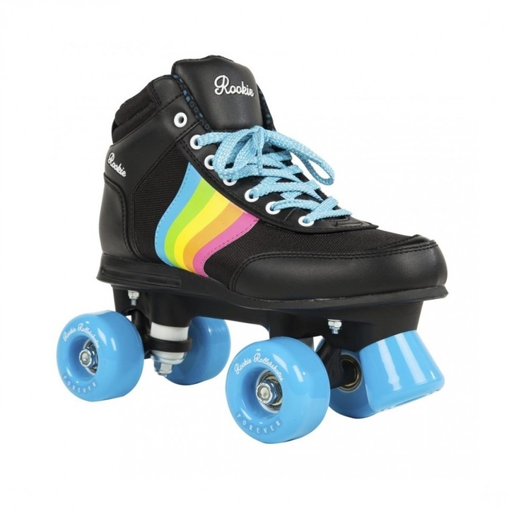 Rookie Rollers Forever Rainbow Görkorcsolya, V2.38, fekete/többszínű