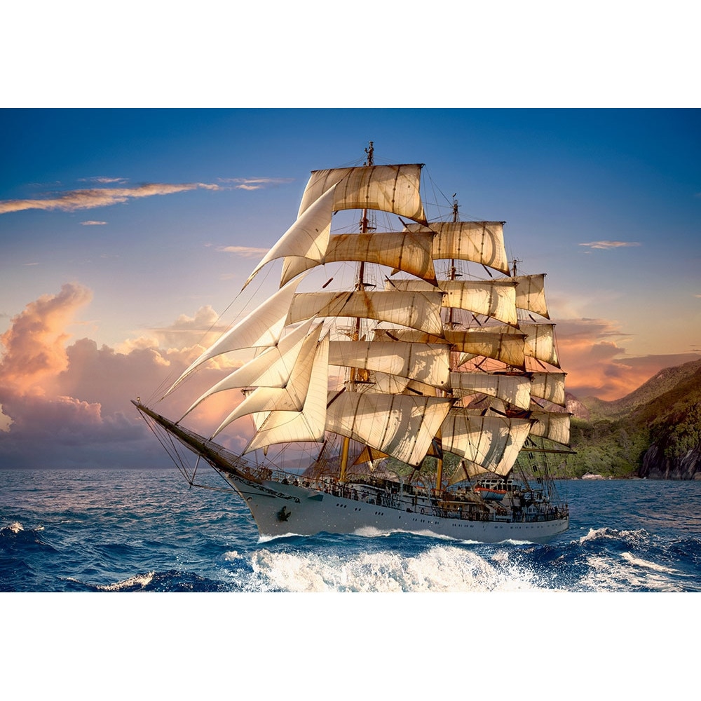 Puzzle Castorland - Sailing at Sunset, 1500 piese
