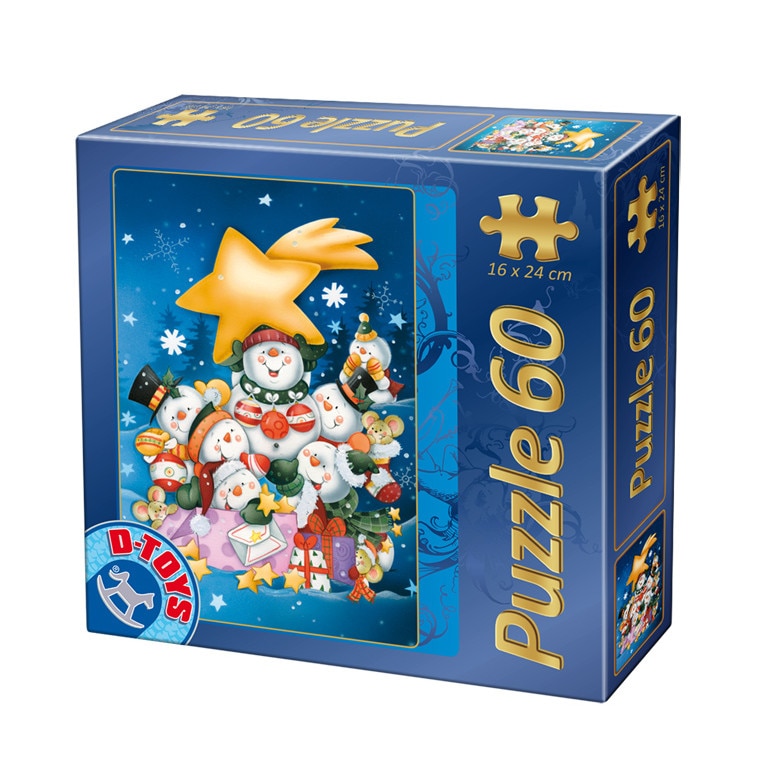 Faculty Northeast Speed ​​up Mini Puzzle D-Toys - Craciun, 60 piese - eMAG.ro