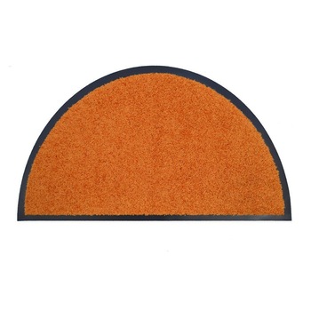 Covor semicircular WASH&CLEAN, 45*78 cm, culoare portocalie Covor semicircular WASH&CLEAN, 45*78 cm, culoare portocalie