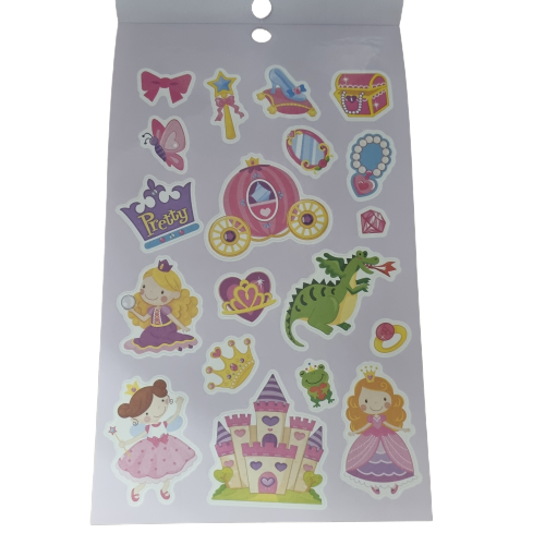 Album de stickere, model Princess, 6 pagini - eMAG.ro