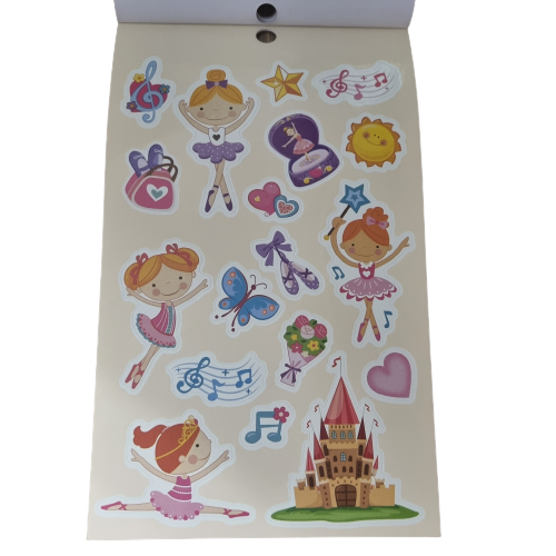 Album de stickere, model Princess, 6 pagini - eMAG.ro
