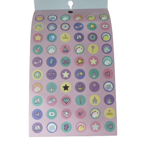 Album de stickere, model unicorn, 6 pagini - eMAG.ro