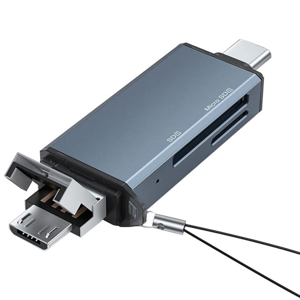 Четец на карти, USB 3.0, сив - eMAG.bg