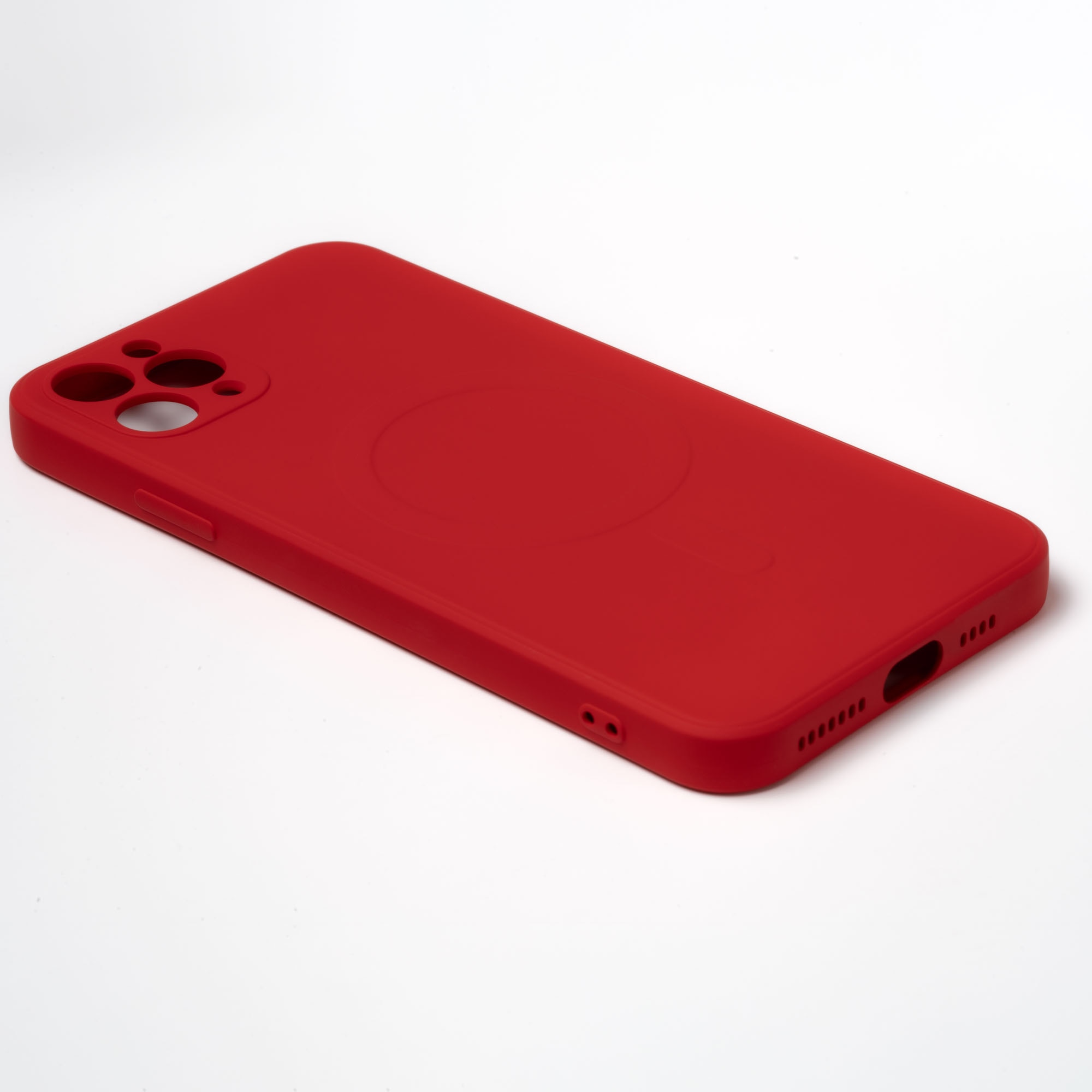 Husa pentru iPhone 11 Pro ZAFIT®, cu incarcare Magsafe, Silicon, Rosu