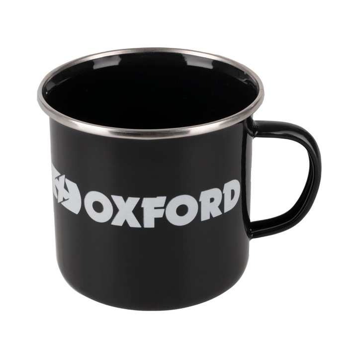 Oxford alumínium kemping bögre, fekete, 0,35l