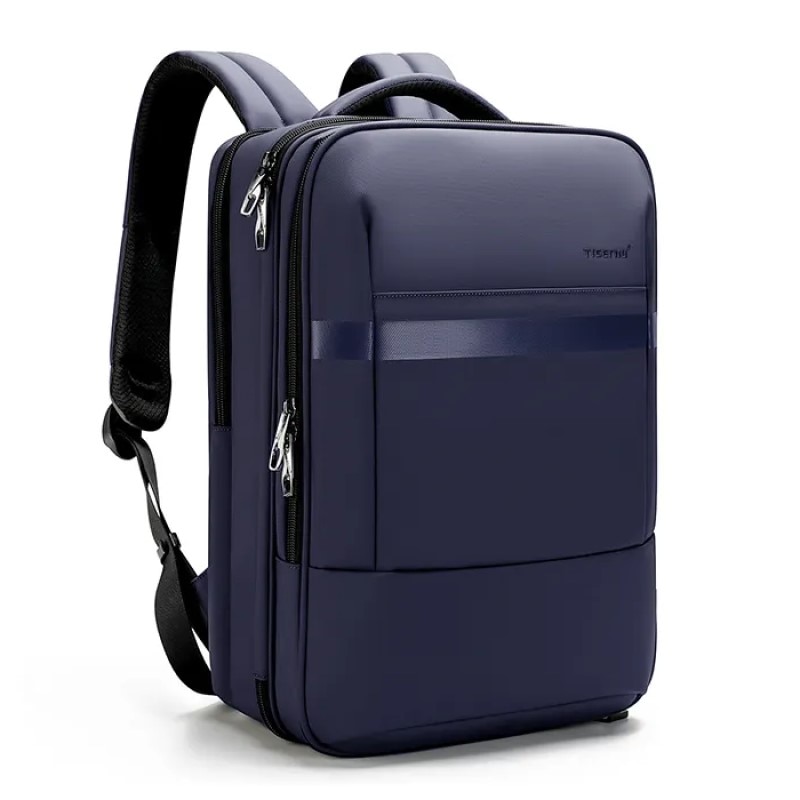 Rucsac laptop 15.6", business pentru calatorii, cu buzunar antifurt, Tigernu, 42x32x17,5 cm, Albastru