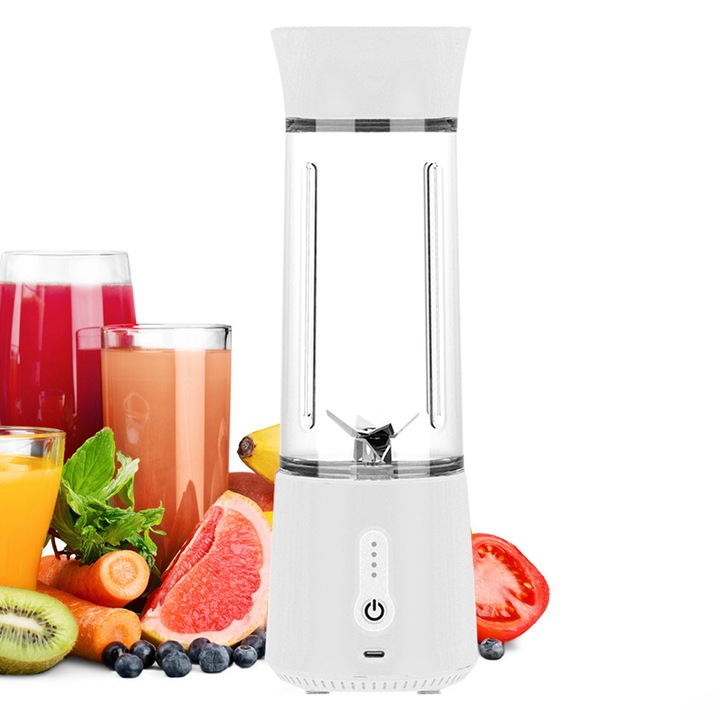 Blender portabil, QttvbTna, 150W, 401-600mL, 36V