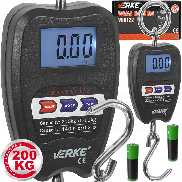 Cantar electronic portabil 200 kg tip macara digital (V06122)