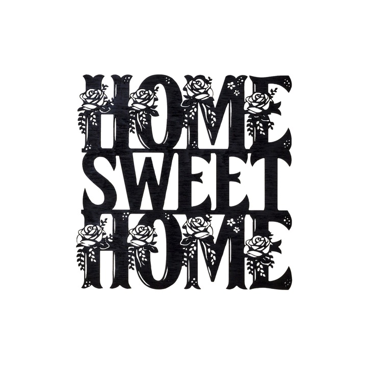 Home Sweet Home decoratiune perete 25x25