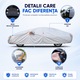 Prelata Auto ThermoPRO® Protect Master 3M, Cu Benzi Reflectorizante, Buzunare Oglinzi, Fermoar Usa Sofer, Material Premium, Husa Saculet Depozitare, 100% Rezistenta la Apa, 431 x 165 x 120, argintiu