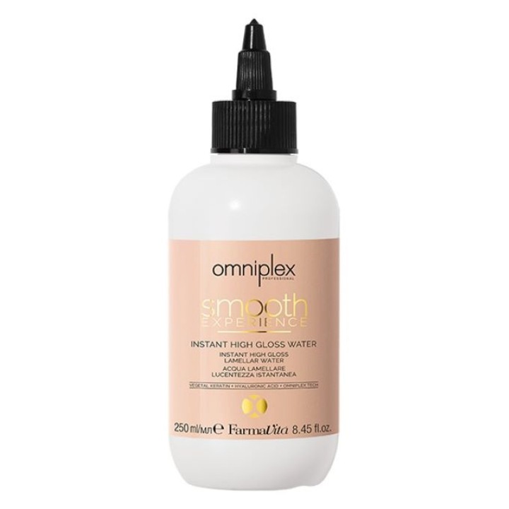 Ser tratament pentru stralucire cu Keratina Omniplex Smooth Experience Instant High Gloss Water, 250 ml