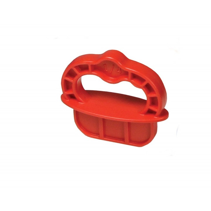 Distantier 6.35 mm, rosu KREG, Deck Jig, 12 bucatiKreg