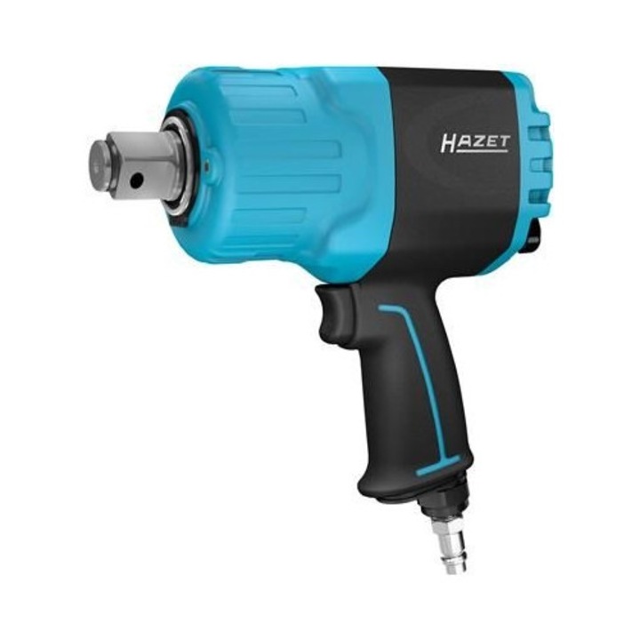 Masina de insurubat cu percutie Hazet, antrenor patrat 1 inch, cuplu maxim strangere 2170 Nm, presiune actionare 6.3 bar, turatie 5200 rpm