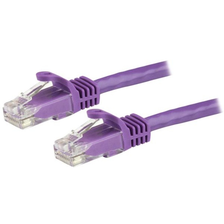 StarTech.com N6PATC1MPL hálózati kábel Lila 1 M Cat6 U/UTP (UTP) (N6PATC1MPL)