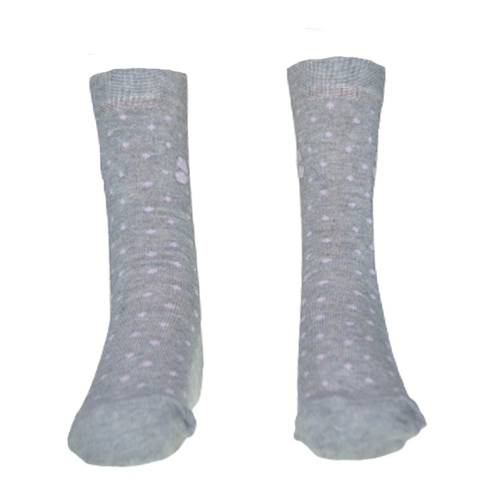Чорапи за момиче Karatepe K090823G-28-30, Сиви 100327, Сив