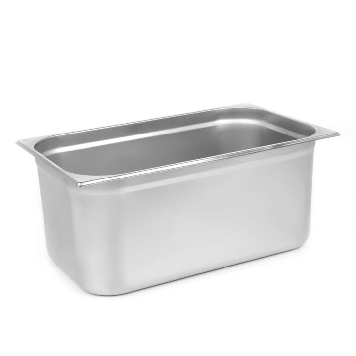Tava Gastronorm Prestona, Gn 1/1, 530x325x150 Mm 25,6 L, Pentru Depozitarea Alimentelor, Ideal Pentru Catering Si Restaurante Stivuibila, Compatibila Cuptor Si Frigider, Interval De Temperatura De La -40 °c La 300 °c, Inox