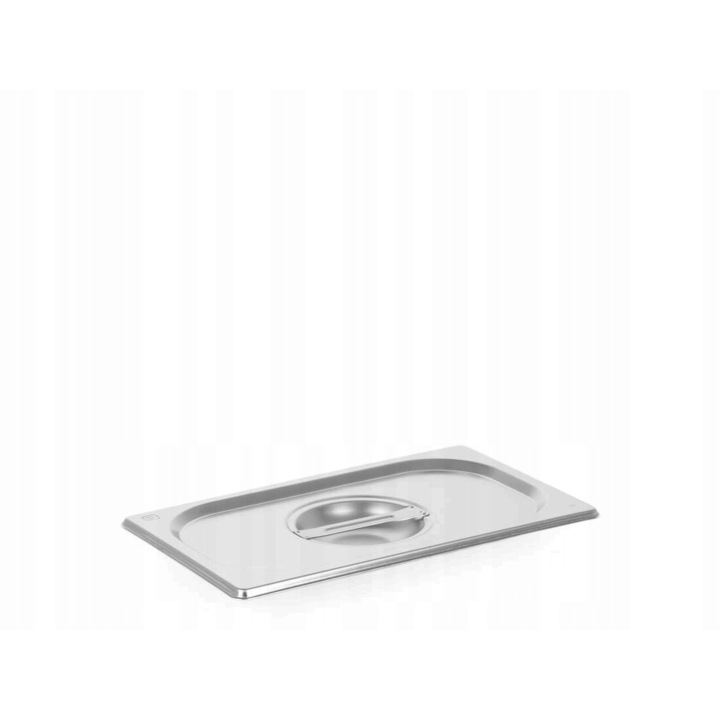 Capac tava gastronorm, Prestona, GN 1/4, 265x162 mm, dreptunghiular, otel inoxidabil, inox