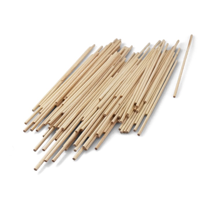 Кръгли пръчици за декорация Netuno Wood 150x2mm 100 бр