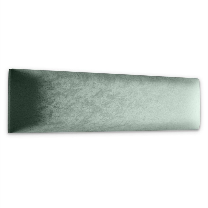 Panou Tapitat Pentru Perete Catifea 3D 100x20cm culoarea Menta