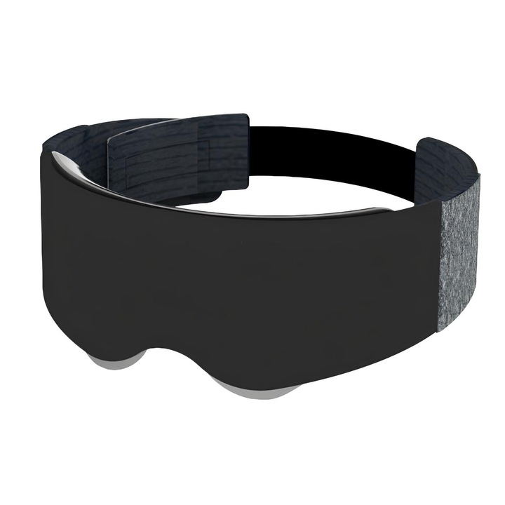 Masca pentru somn 3D, sundiguer, tip ochelari de dormit, Reglabila, protectie nas