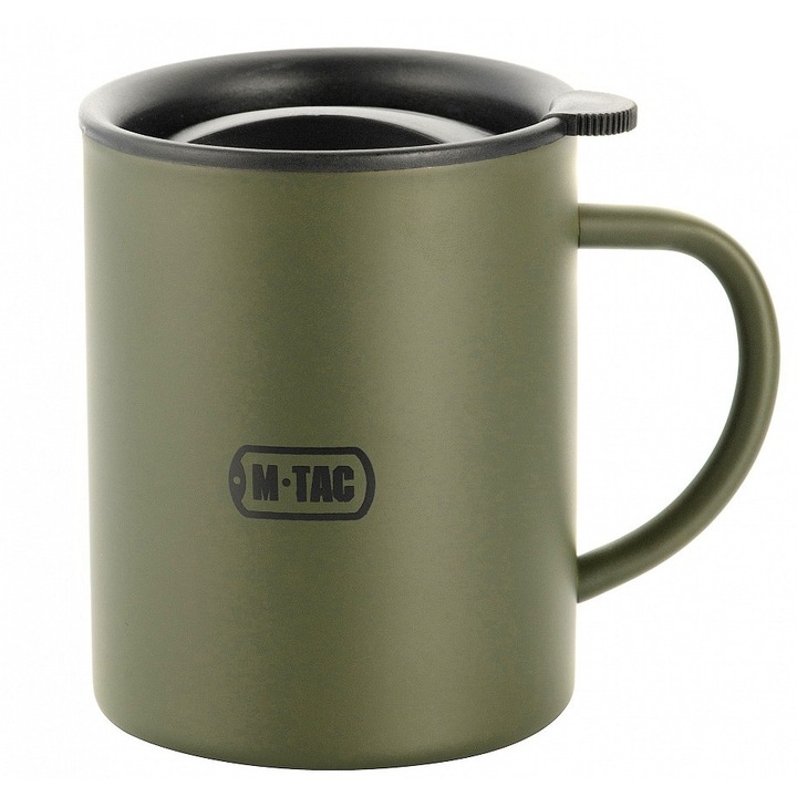 Cana termica, M-Tac, Inox, 400 ml, Verde