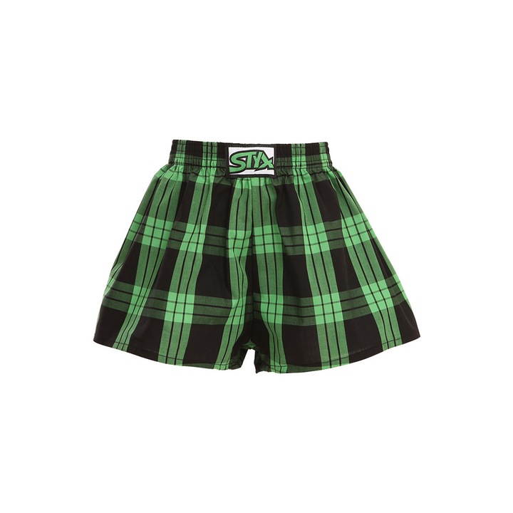 Pantaloni scurti pentru copii Styx, Bumbac, 6-8 ani, Verde