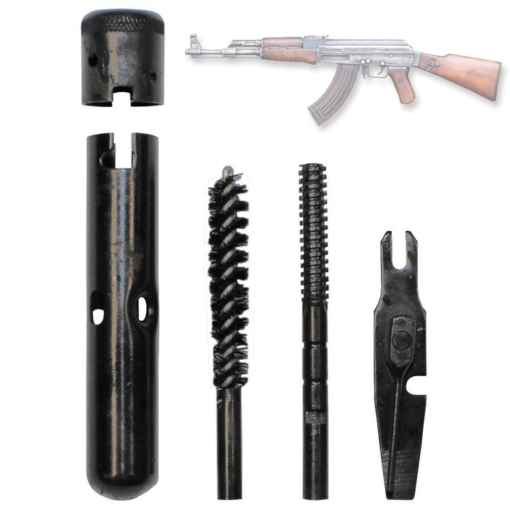 Kit de curatare pusti AK 47, Demobil, Negru