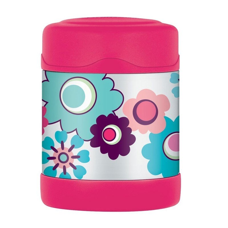 Termos termoizolant pentru copii, Thermos, Inox, Multicolor, 290