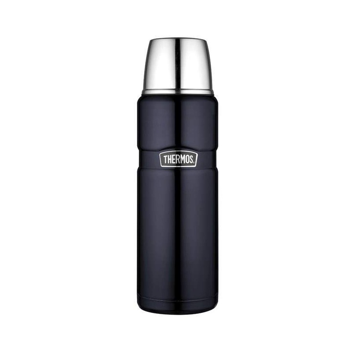 Termos, THERMOS, Negru/Argintiu