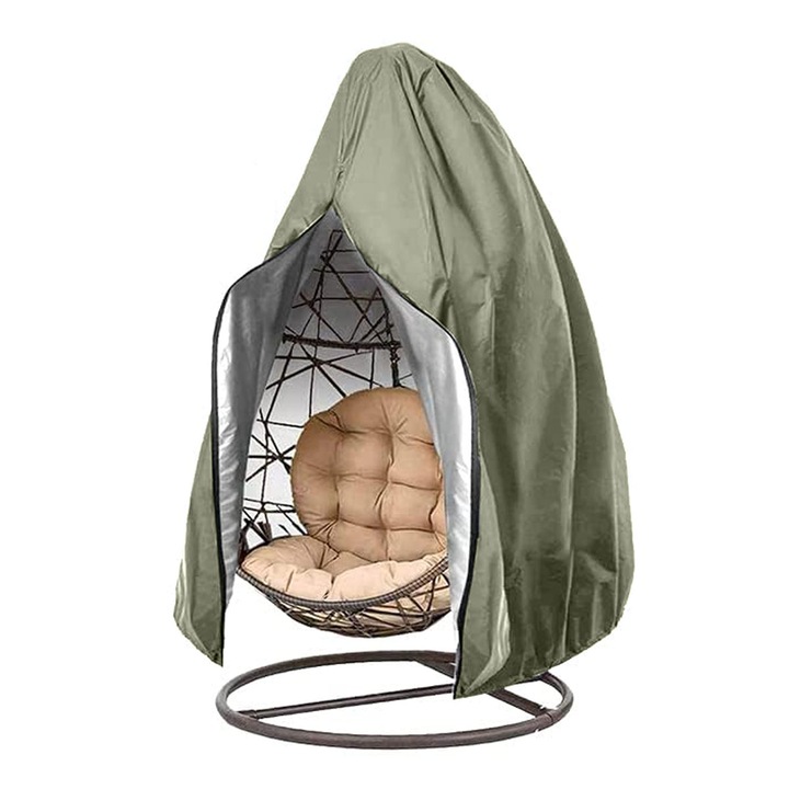 Husa scaun suspendat, GelldG, Poliester, 230 x 200 cm, Verde