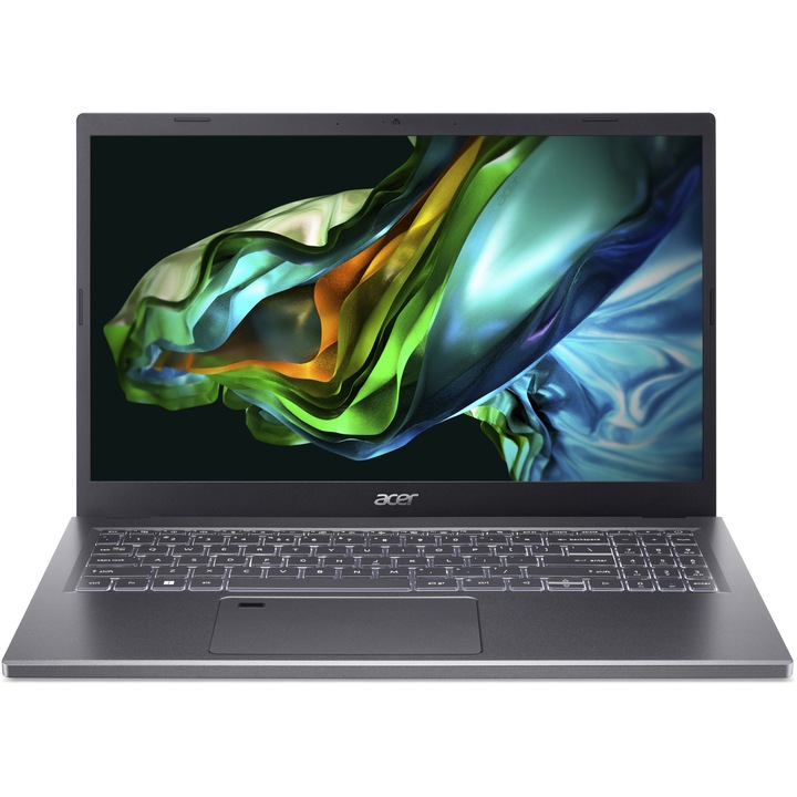 Лаптоп Acer Aspire 5 A515-58M-59XH с Intel Core i5-1335U (0.9/4.6GHz, 12M), 16 GB, 512GB M.2 NVMe SSD, Intel Iris Xe Graphics, Linux, Графитеночерен