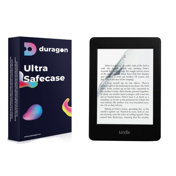 Folie Mata Duragon, pentru Kindle PaperWhite 2021, Ecran 6.8", Kit inclus, Anti-Amprenta, silicon