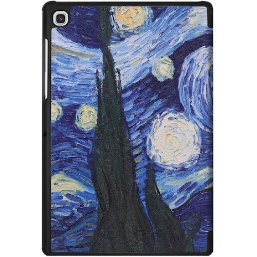Husa Natty Pell Premium Book Cover Slim pentru Samsung Tab A8 10.5 inch (2021) SM-X200 / X205 / X207 - Moon Light