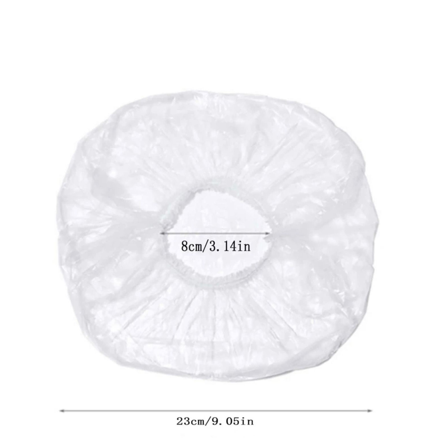 Set 25 de pungi alimentare cu elastic, 10 - 25 cm, Transparent - eMAG.ro