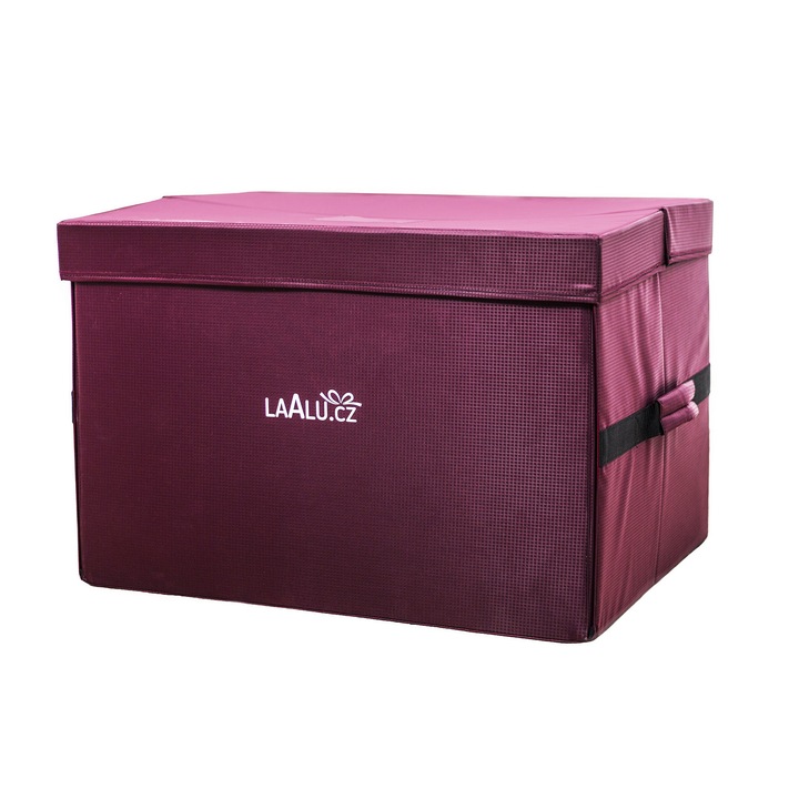 Cutie de depozitare pentru ornamente, Textil ,96compartimente, Mov