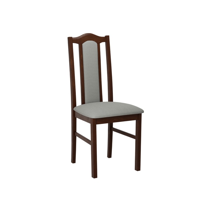 Scaun Dalem II, MIRJAN24, nuc / gri, 45x40x97 cm