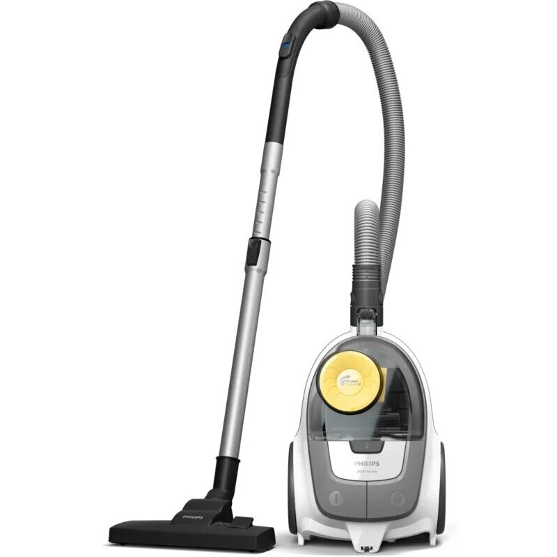 Aspirator fara sac XB2140/09, 850 W, Filtru Super Clean Air, PowerCyclone 4, 1.3 L, Alb